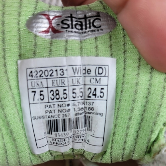 Brooks Ariel Running/ Walking - 42199131 - Silver Green White - Women's Size 7.5 - Picture 8 of 9